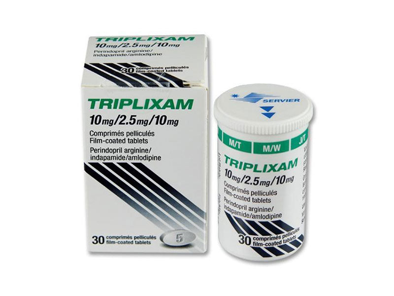 TRIPLIXAM Perindopril Arginine Indapamide Amlodipine Besilate